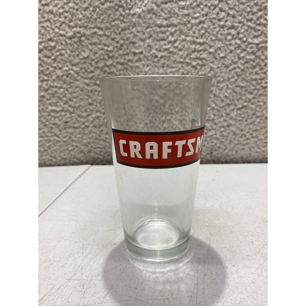 Craftsman Glass Classic Sears Tools 16oz Beer Cup